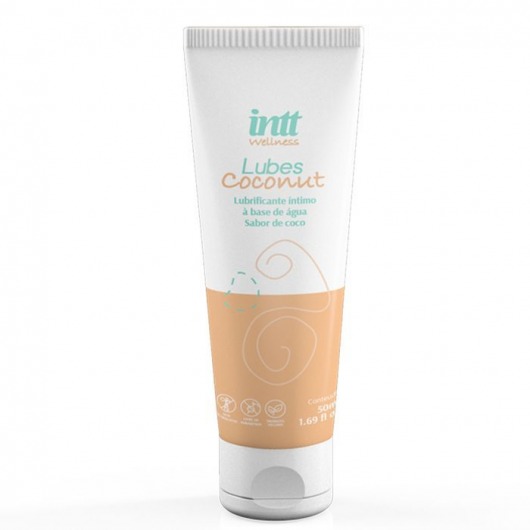 Лубрикант на водной основе Lubes Coconut с ароматом кокоса - 50 гр. - INTT - купить с доставкой в Волгодонске