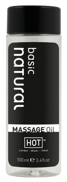 Массажное масло для тела Natural Basic - 100 мл. - HOT - купить с доставкой в Волгодонске