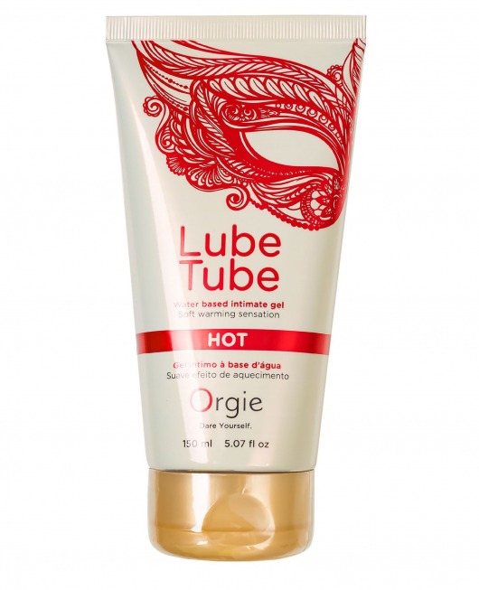 Интимный гель на водной основе Lube Tube Hot с разогревающим эффектом - 150 мл. - ORGIE - купить с доставкой в Волгодонске