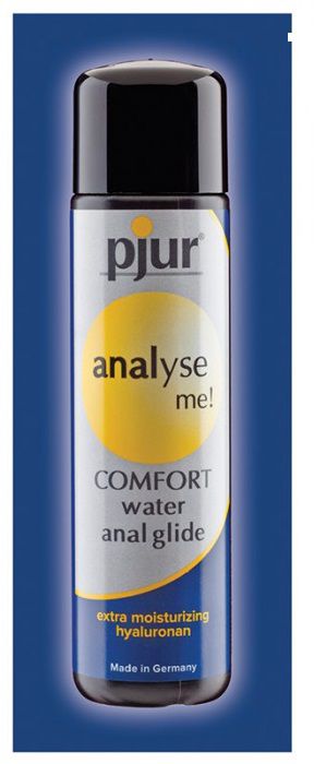 Анальный лубрикант pjur ANALYSE ME Comfort Water Anal Glide - 2 мл. - Pjur - купить с доставкой в Волгодонске