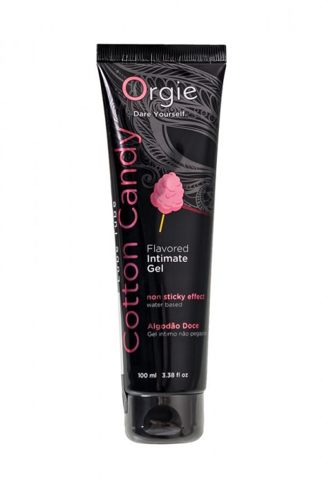 Интимный гель на водной осное Lube Tube Cotton Candy со вкусом сахарной ваты - 100 мл. - ORGIE - купить с доставкой в Волгодонске