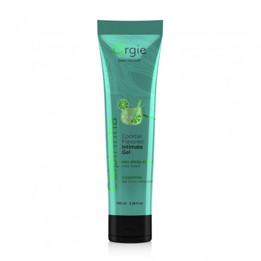 Съедобный интимный гель Orgie Lube Tube Cocktail Caipirinha - 100 мл. - ORGIE - купить с доставкой в Волгодонске