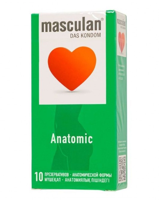 Презервативы анатомической формы Masculan Anatomic - 10 шт. - Masculan - купить с доставкой в Волгодонске