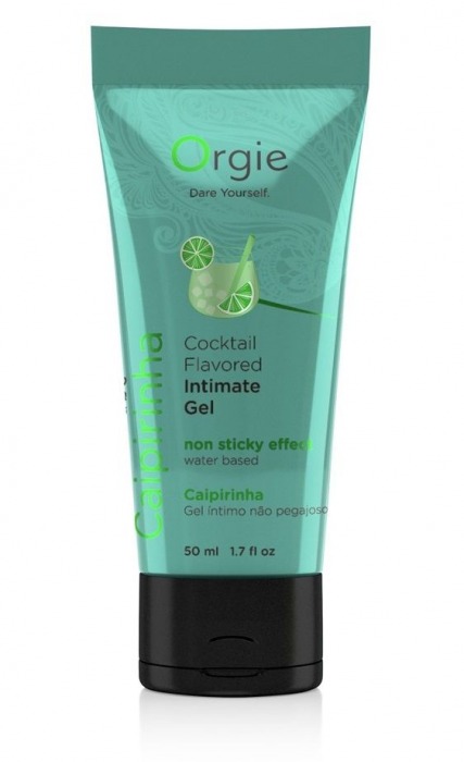 Съедобный интимный гель Orgie Lube Tube Cocktail Caipirinha - 50 мл. - ORGIE - купить с доставкой в Волгодонске