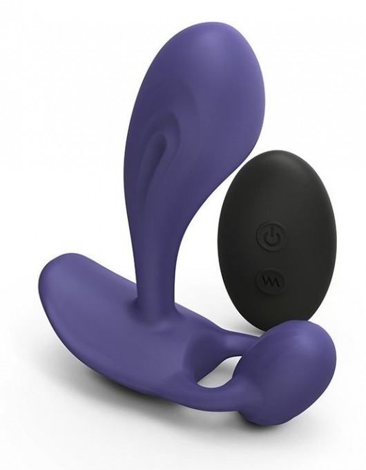 Темно-синий вибромассажер Witty P G Vibrator with Remote Control - Love to Love - в Волгодонске купить с доставкой