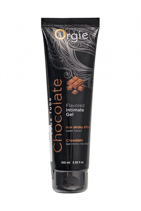 Интимный гель на водной основе Lube Tube Chocolate с шоколадным вкусом - 100 мл. - ORGIE - купить с доставкой в Волгодонске