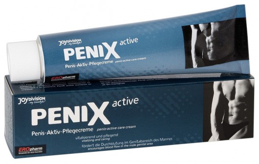 Возбуждающий крем для мужчин PeniX active - 75 мл. - Joy Division - купить с доставкой в Волгодонске