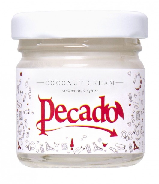 Массажная свеча Сoconut Cream - 35 мл. - Pecado - купить с доставкой в Волгодонске
