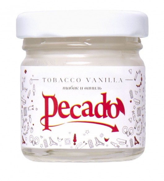 Массажная свеча Tobacco Vanilla - 35 мл. - Pecado - купить с доставкой в Волгодонске