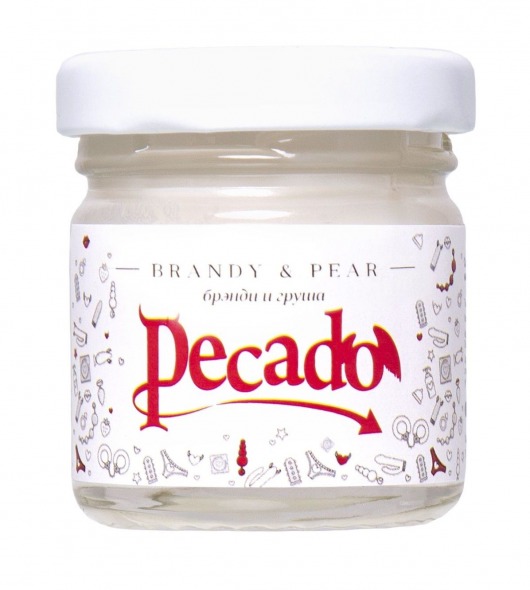 Массажная свеча Brandy   Pear - 35 мл. - Pecado - купить с доставкой в Волгодонске