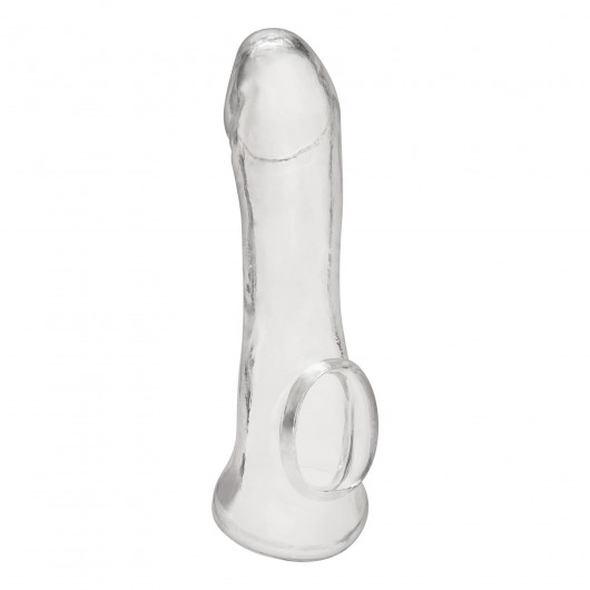 Прозрачная насадка на пенис Transparent Penis Enhancing Sleeve Extension - 15,9 см. - BlueLine - в Волгодонске купить с доставкой