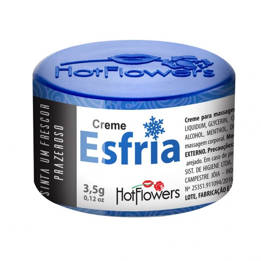 Возбуждающий крем Esfria с охлаждающим эффектом - 3,5 гр. - HotFlowers - купить с доставкой в Волгодонске