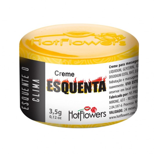 Возбуждающий крем Esquenta с разогревающим эффектом - 3,5 гр. - HotFlowers - купить с доставкой в Волгодонске