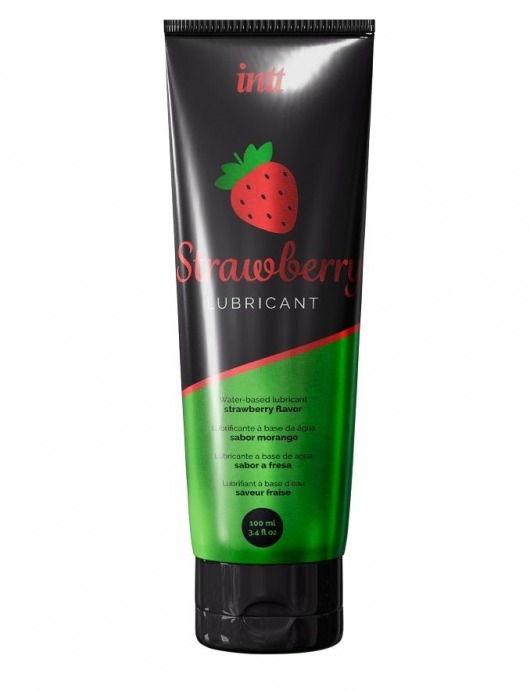Смазка на водной основе с ароматом клубники Strawberry Lubricant - 100 мл. - INTT - купить с доставкой в Волгодонске