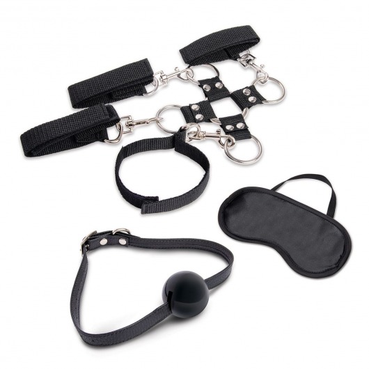 Набор для фиксации из 7 предметов Hogtie   Ball Gag Kit - Lux Fetish - купить с доставкой в Волгодонске