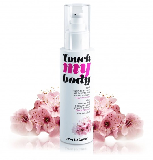 Силиконовый лубрикант 2-в-1 Touch My Body с ароматом вишнёвого цвета - 100 мл. - Love to Love - купить с доставкой в Волгодонске