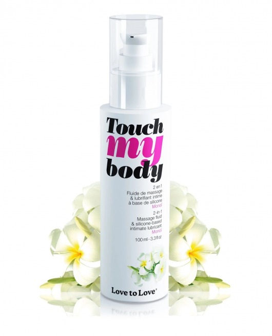 Силиконовый лубрикант 2-в-1 Touch My Body с ароматом моной - 100 мл. - Love to Love - купить с доставкой в Волгодонске