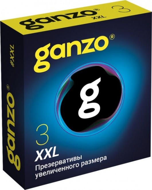 Презервативы увеличенного размера Ganzo XXL - 3 шт. - Ganzo - купить с доставкой в Волгодонске