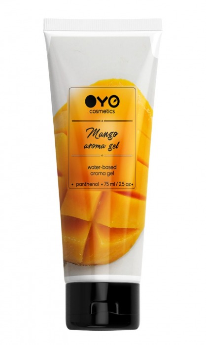 Лубрикант на водной основе OYO Aroma Gel Mango с ароматом манго - 75 мл. - OYO - купить с доставкой в Волгодонске