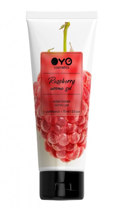 Лубрикант на водной основе OYO Aroma Gel Raspberry с ароматом малины - 75 мл. - OYO - купить с доставкой в Волгодонске