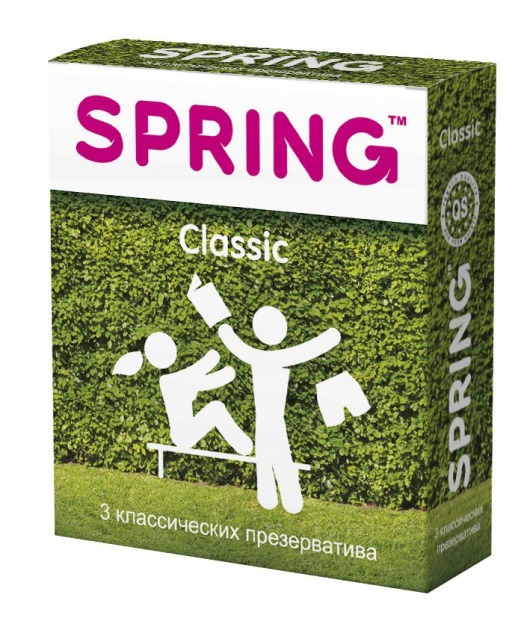 Классические презервативы SPRING CLASSIC - 3 шт. - SPRING - купить с доставкой в Волгодонске