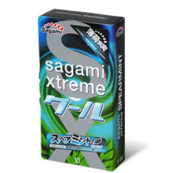 Презервативы Sagami Xtreme Mint с ароматом мяты - 10 шт. - Sagami - купить с доставкой в Волгодонске