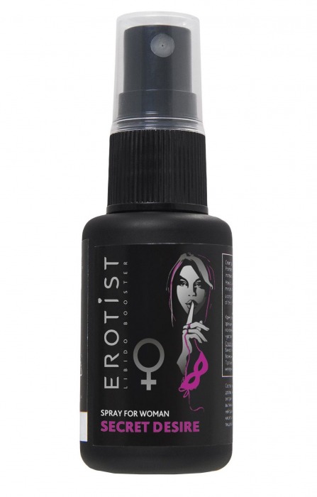 Возбуждающий спрей для женщин Erotist Secret Desire - 30 мл. - Erotist Libido Booster - купить с доставкой в Волгодонске