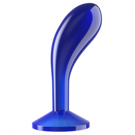 Синяя анальная втулка Flawless Clear Prostate Plug 6.0 - 15 см. - Lovetoy - в Волгодонске купить с доставкой