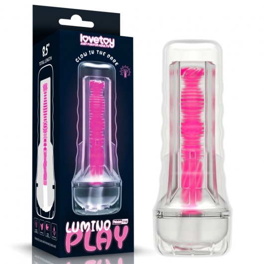 Светящийся в темноте мастурбатор 8.5 Lumino Play Masturbator - Lovetoy - в Волгодонске купить с доставкой