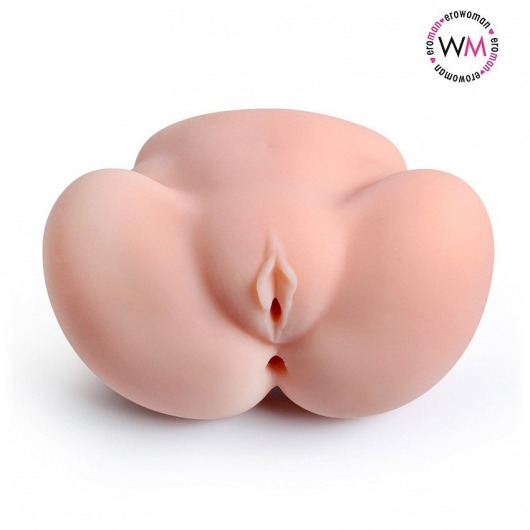 Реалистичный мастурбатор с двумя функциональными отверстиями - Erowoman-Eroman - в Волгодонске купить с доставкой