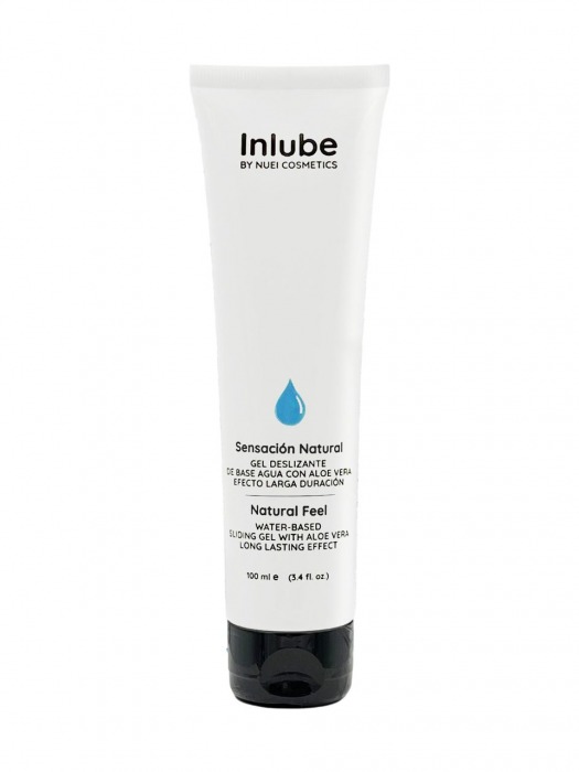 Интимный лубрикант с алоэ вера Inlube Natural Feel - 100 мл. - Nuei cosmetics - купить с доставкой в Волгодонске