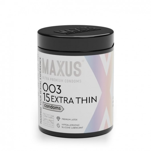 Экстремально тонкие презервативы MAXUS 003 Extra Thin - 15 шт. - Maxus - купить с доставкой в Волгодонске
