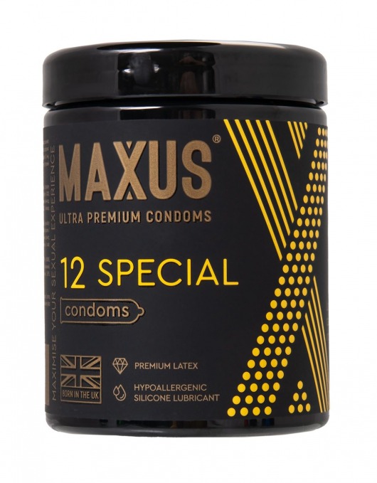 Презервативы с точками и рёбрами MAXUS Special - 12 шт. - Maxus - купить с доставкой в Волгодонске