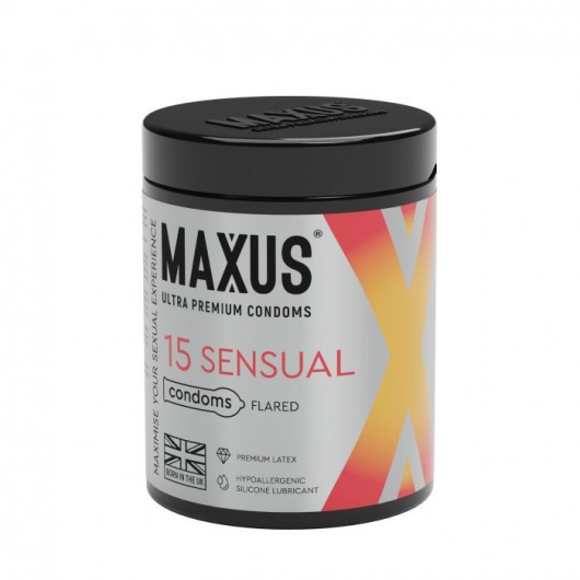 Анатомические презервативы MAXUS Sensual - 15 шт. - Maxus - купить с доставкой в Волгодонске