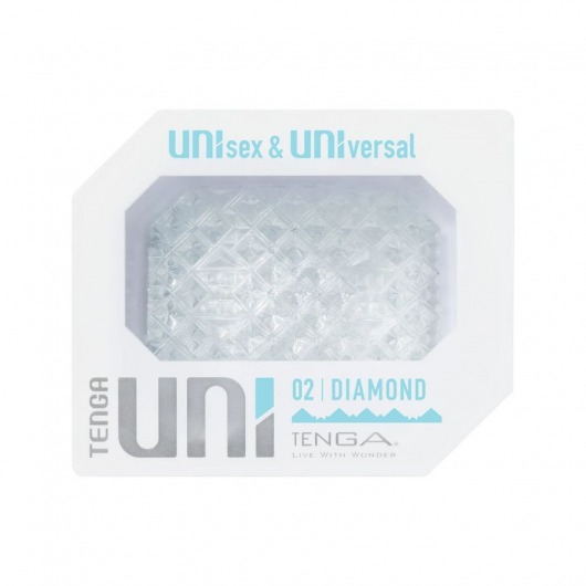 Прозрачный мастурбатор-стимулятор Tenga Uni Diamond - Tenga - в Волгодонске купить с доставкой