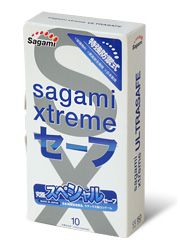 Презервативы Sagami Xtreme Ultrasafe с двойным количеством смазки - 10 шт. - Sagami - купить с доставкой в Волгодонске