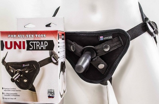 Универсальные трусики Harness UNI strap с корсетом - LOVETOY (А-Полимер) - купить с доставкой в Волгодонске