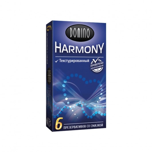 Текстурированные презервативы Domino Harmony - 6 шт. - Domino - купить с доставкой в Волгодонске