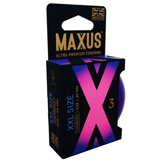 Презервативы Maxus XXL увеличенного размера - 3 шт. - Maxus - купить с доставкой в Волгодонске