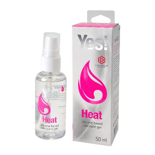 Возбуждающая силиконовая вагинальная смазка Yes Heat - 50 мл. - Sitabella - купить с доставкой в Волгодонске