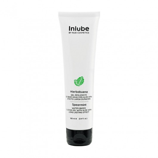 Водный лубрикант Nuei Inlube с алоэ вера и ароматом мяты - 100 мл. - Nuei cosmetics - купить с доставкой в Волгодонске