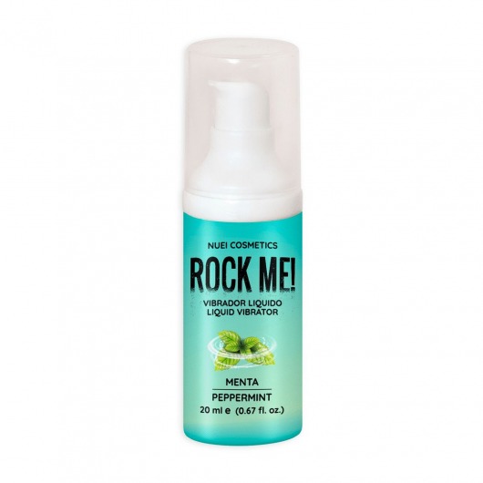 Жидкий вибратор Nuei Rock Me! с ароматом мяты - 20 мл. - Nuei cosmetics - купить с доставкой в Волгодонске