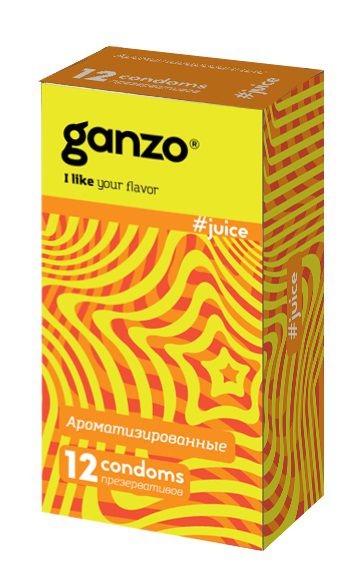 Ароматизированные презервативы Ganzo Juice - 12 шт. - Ganzo - купить с доставкой в Волгодонске