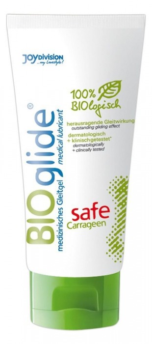 Гель-лубрикант на водной основе BIOglide safe Carrageen - 100 мл. - Joy Division - купить с доставкой в Волгодонске