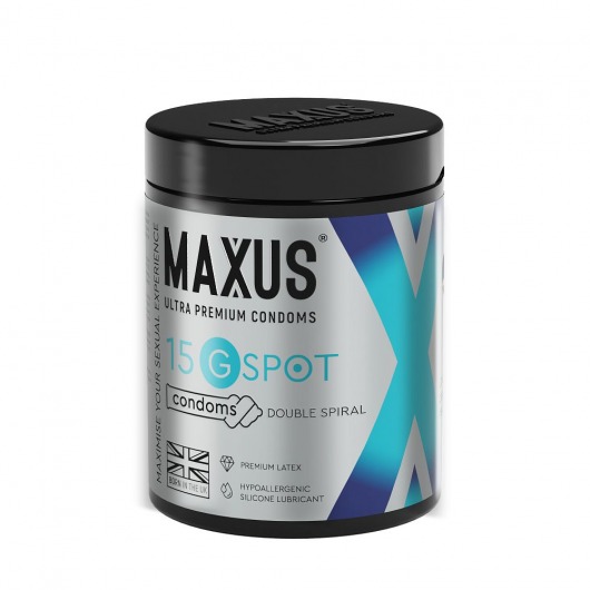 Гладкие презервативы Maxus G spot с двойной спиралью - 15 шт. - Maxus - купить с доставкой в Волгодонске