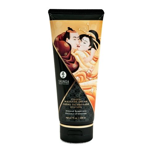 Массажный крем для тела с ароматом миндаля Almond Sweetness - 200 мл. - Shunga - купить с доставкой в Волгодонске