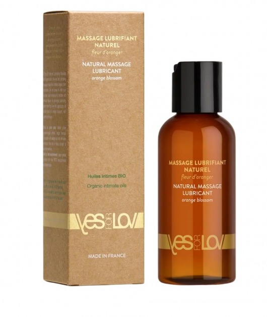 Натуральная массажная смазка Natural Lubricant Orange Blossom - 100 мл. - YESforLOV - купить с доставкой в Волгодонске