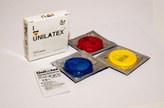 Разноцветные ароматизированные презервативы Unilatex Multifruits - 3 шт. - Unilatex - купить с доставкой в Волгодонске