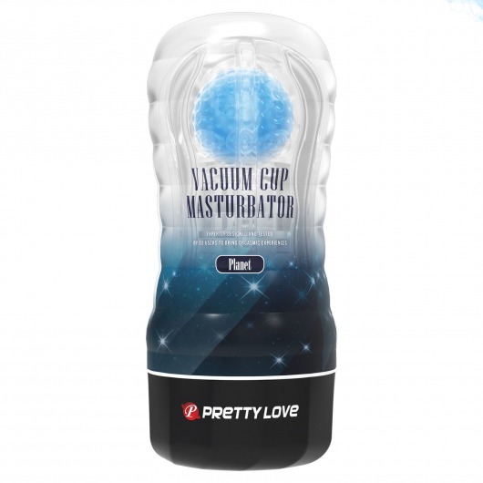 Прозрачный текстурированный мастурбатор Vacuum Cup Masturbator Planet - Baile - в Волгодонске купить с доставкой
