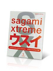 Ультратонкий презерватив Sagami Xtreme SUPERTHIN - 1 шт. - Sagami - купить с доставкой в Волгодонске